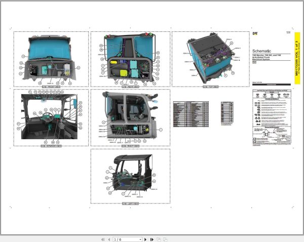Caterpillar Articulated Dump Truck Electrical Hydraulic Schematics Update 12.2024 4