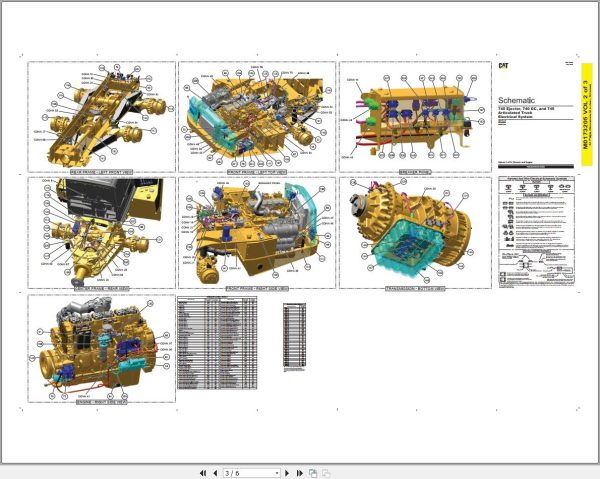 Caterpillar Articulated Dump Truck Electrical Hydraulic Schematics Update 12.2024 5
