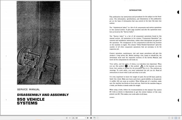 Caterpillar Wheel Loader 950 Service Manual 1