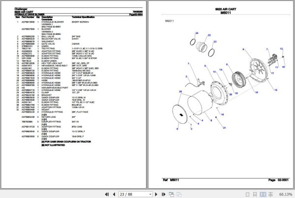 Challenger Air Cart 9920 Parts Catalog 79035285 3