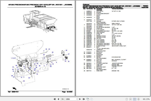 Challenger Applicators Air Max Precision Air Max Precision 2 Parts Catalog 558893D1 2