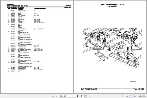 Challenger Land Finisher 6333 Parts Catalog 79026447 3