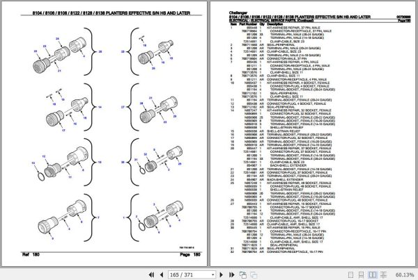 Challenger Planter 8104 8106 8108 8122 8128 8138 Parts Catalog 00730999 3