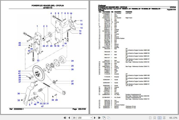 Challenger Powerflex Header BR Parts Catalog CPCFL04 3