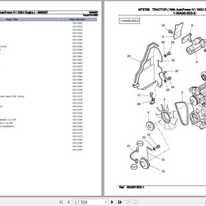 Challenger Tractor MT575B Parts Catalog 3906067 1