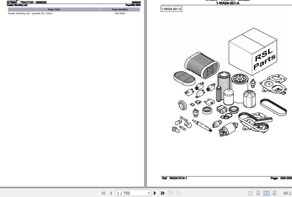 Challenger Tractor MT685C Parts Catalog 3906235 1