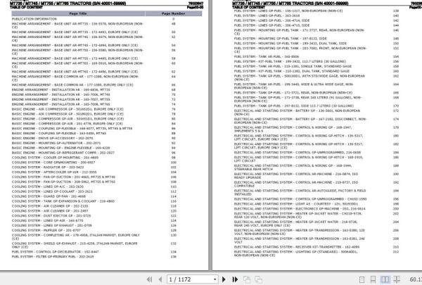 Challenger Tractor MT735 MT745 MT755 MT765 Parts Catalog 79023647 1