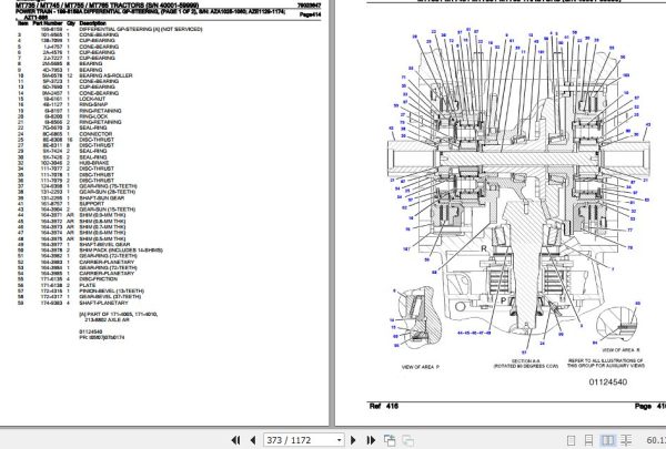 Challenger Tractor MT735 MT745 MT755 MT765 Parts Catalog 79023647 3