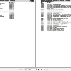 Challenger Tractor MT738 Parts Catalog 603396D1 1