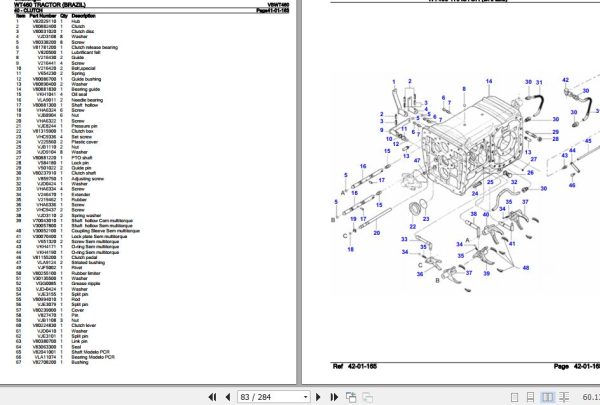 Challenger Tractor WT460 Parts Catalog VBWT460 3