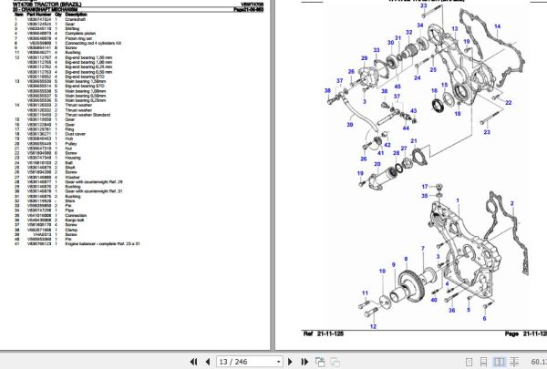 Challenger Tractor WT470B Parts Catalog VBWT470B 2