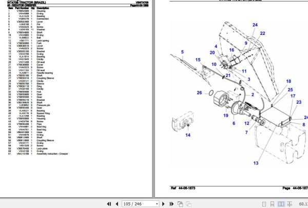 Challenger Tractor WT470B Parts Catalog VBWT470B 3