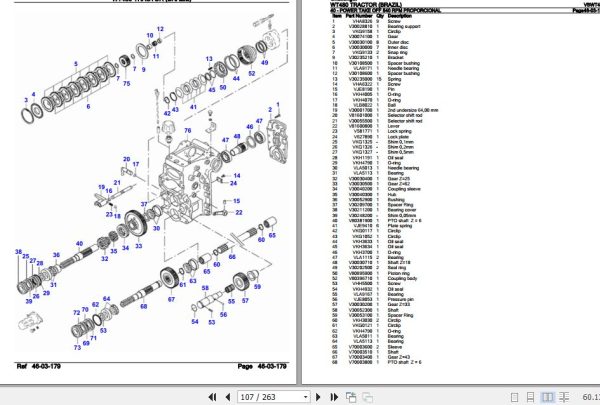 Challenger Tractor WT480 Parts Catalog VBWT480 3