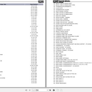 Challenger Tractor WT490B Parts Catalog VBWT490B 1