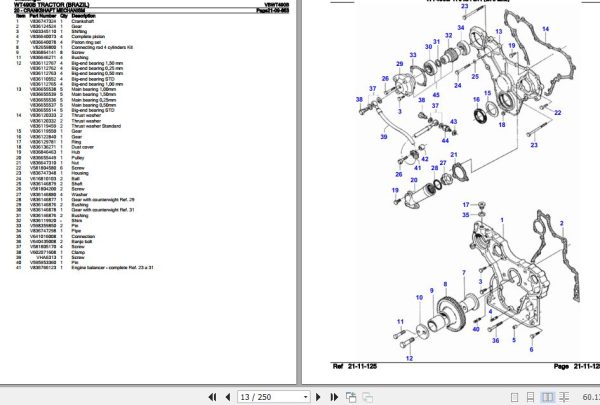 Challenger Tractor WT490B Parts Catalog VBWT490B 2