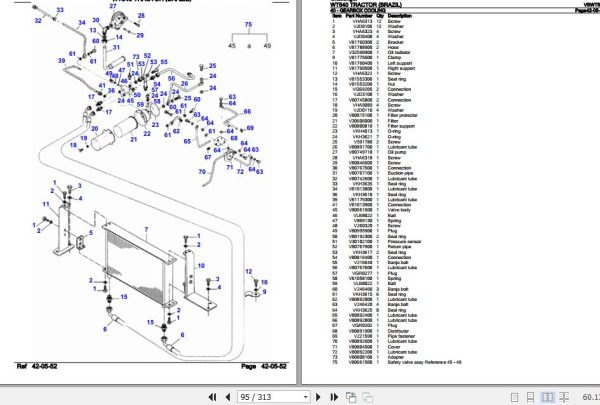 Challenger Tractor WT540 Parts Catalog VBWT540 2