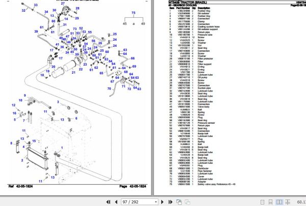 Challenger Tractor WT540B Parts Catalog VBWT540B 2
