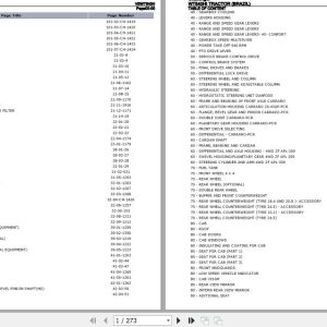 Challenger Tractor WT540HI Parts Catalog VBWT540H 1