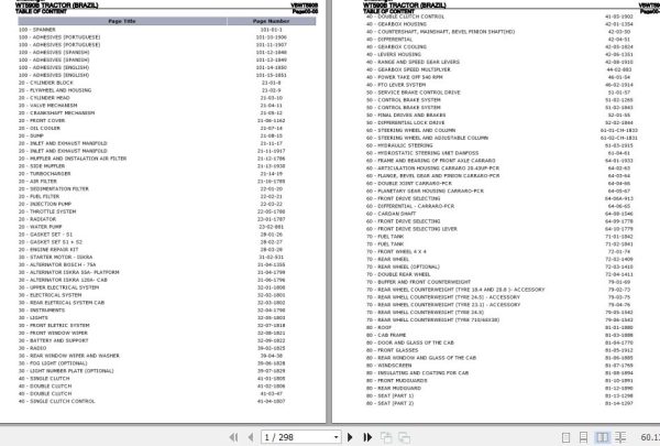 Challenger Tractor WT590B Parts Catalog VBWT590B 1