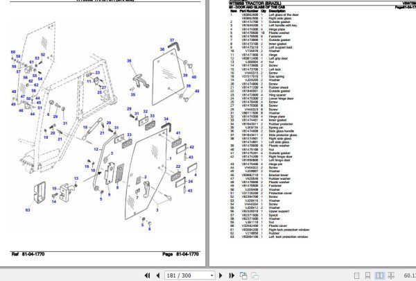 Challenger Tractor WT595B Parts Catalog VBWT595B 3