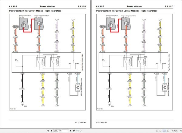 Changan CS75 FL 2018 Electric Diagrams 1