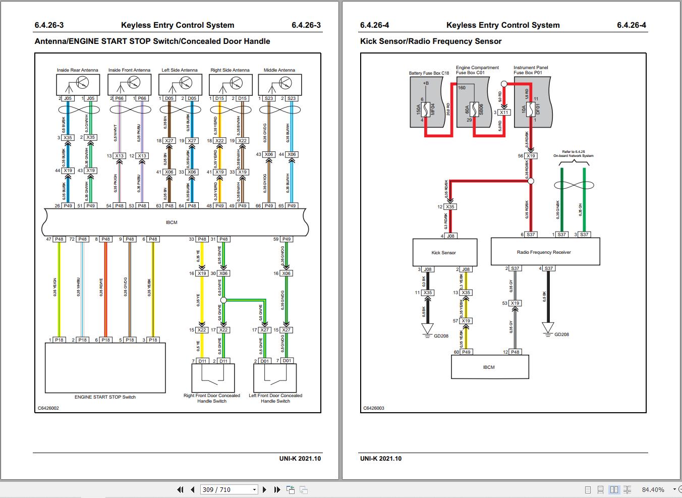 Changan UNI K iDD 2022 Electric Diagrams 2