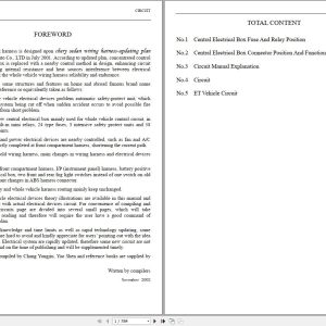 Chery A11 2002 Workshop Manual 1