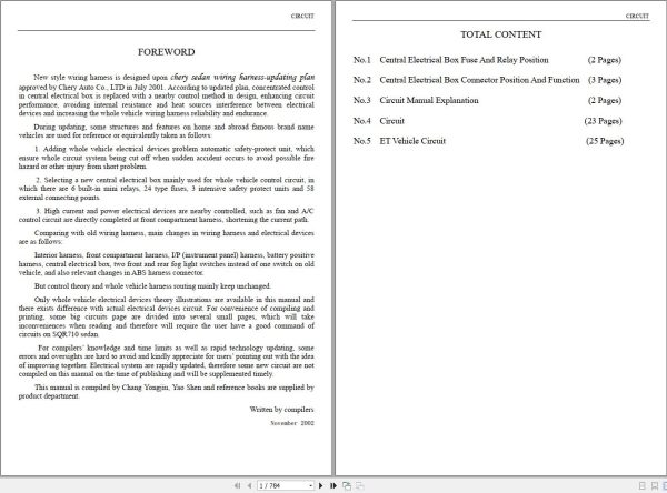 Chery A11 2002 Workshop Manual 1