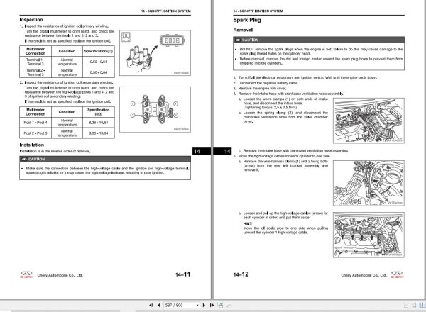 Chery A19 2014 Workshop Manual 3