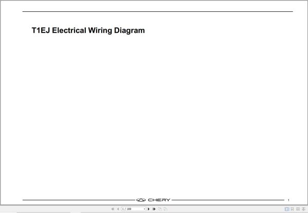 Chery Jaecoo J7 T1EJ 2023 Electric Diagrams 1