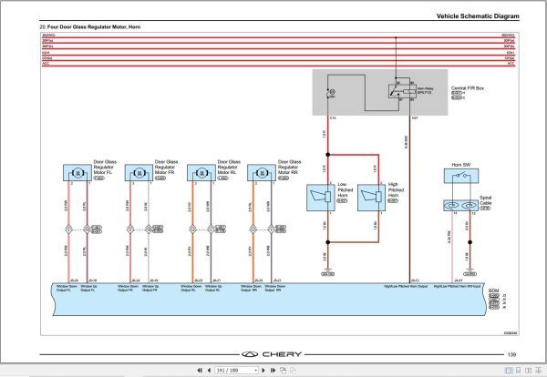 Chery Jaecoo J7 T1EJ 2023 Electric Diagrams 2