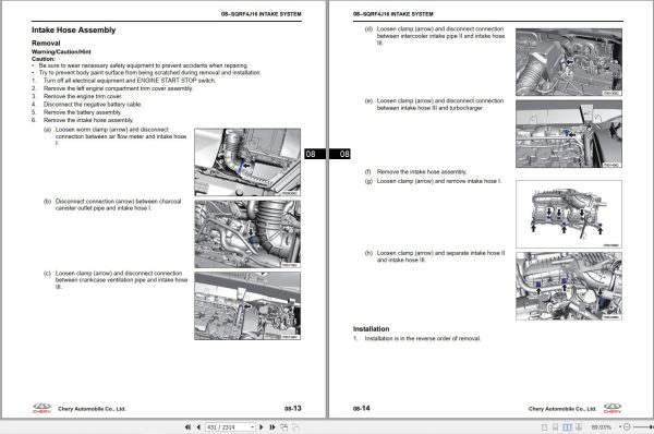 Chery M32T 2019 Service Manual 2