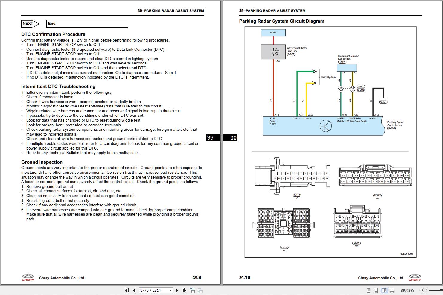 Chery M32T 2019 Service Manual 3