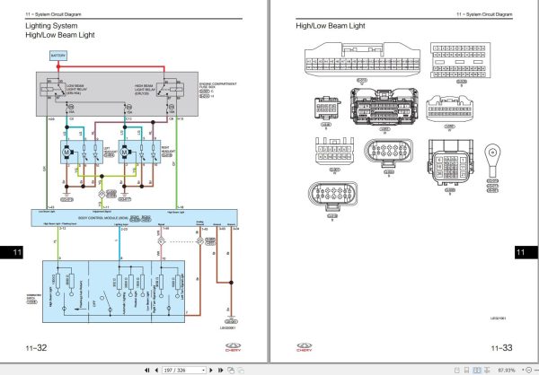Chery T1C 1.5TCVT25 2021 Electric Diagrams 2