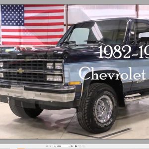 Chevrolet Blazer 1982 1990 Service Repair Manual 1