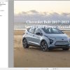 Chevrolet Bolt 2017 2023 Service Repair Manual 1