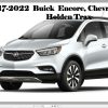 Chevrolet Buick Encore Trax Holden Trax 2013 2016 Service Repair Manual 1