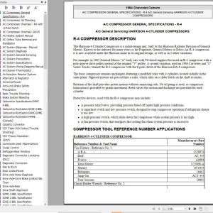 Chevrolet Camaro 1984 Service Repair Manual 1