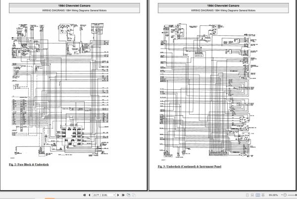 Chevrolet Camaro 1984 Service Repair Manual 3