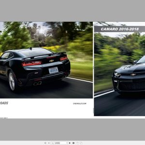 Chevrolet Camaro 2016 2018 Service Repair Manual 1