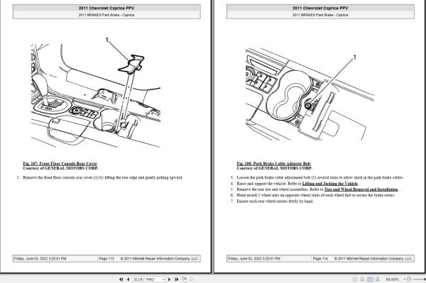 Chevrolet Caprice 2011 Service Repair Manual 3