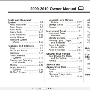 Chevrolet Captiva 2006 2017 Service Operation Manual 1