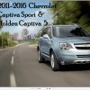 Chevrolet Captiva Sport Holden Captiva 5 2011 2016 Service Repair Manual 1