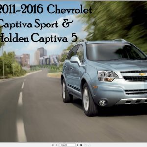 Chevrolet Captiva Sport Holden Captiva 5 2011 2016 Service Repair Manual 1