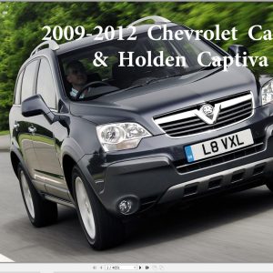 Chevrolet Captiva and Holden Captiva 2009 2012 Service Repair Manual 1