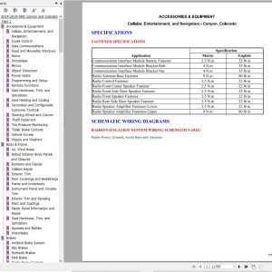 Chevrolet Colorado GMC Canyon 2014 2019 Service Repair Manual 1
