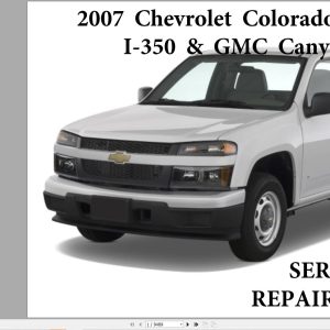 Chevrolet Colorado Isuzu I 350 GMC Canyon 2007 Service Repair Manual 1