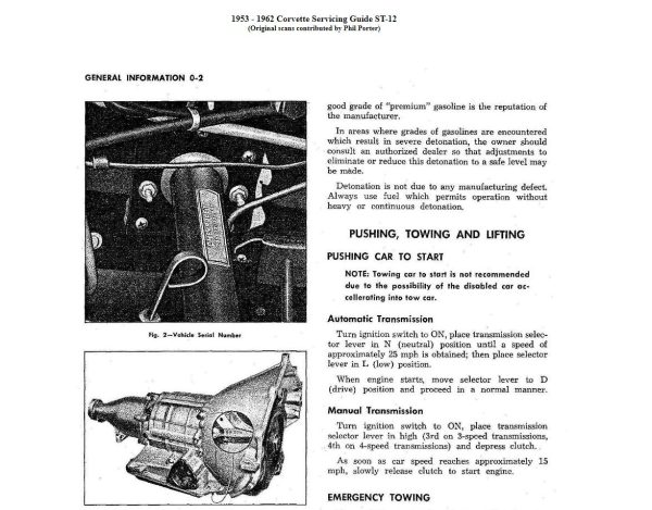 Chevrolet Corvette C1 1953 1962 Service Repair Manual 2