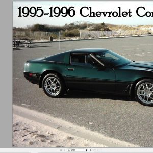 Chevrolet Corvette C4 1995 1996 Service Repair Manual 1