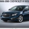 Chevrolet Cruze Holden 2009 2016 Service Repair Manual 1